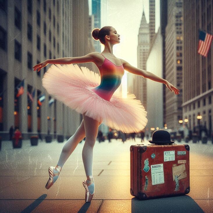 #PinkTutuBlogNYC Monday 2027-12-27 she danced in New York City