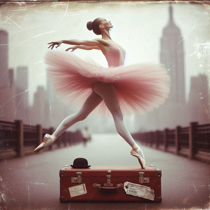 #PinkTutuBlogNYC Monday 2028-01-10 she danced in New York City