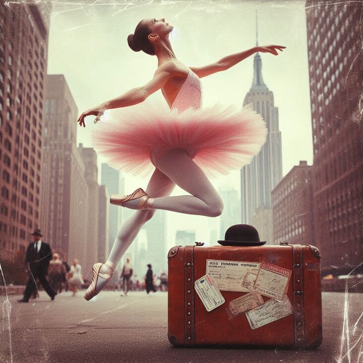 #PinkTutuBlogNYC Monday 2028-01-31 she danced in New York City