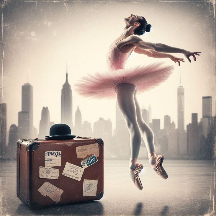 #PinkTutuBlogNYC Monday 2028-02-21 she danced in New York City