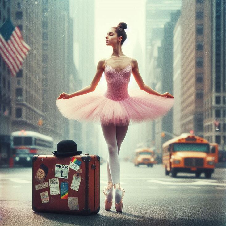 #PinkTutuBlogNYC Monday 2028-02-28 she danced in New York City