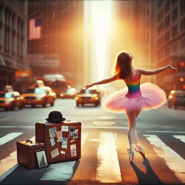 #PinkTutuBlogNYC Monday 2028-04-10 she danced in New York City
