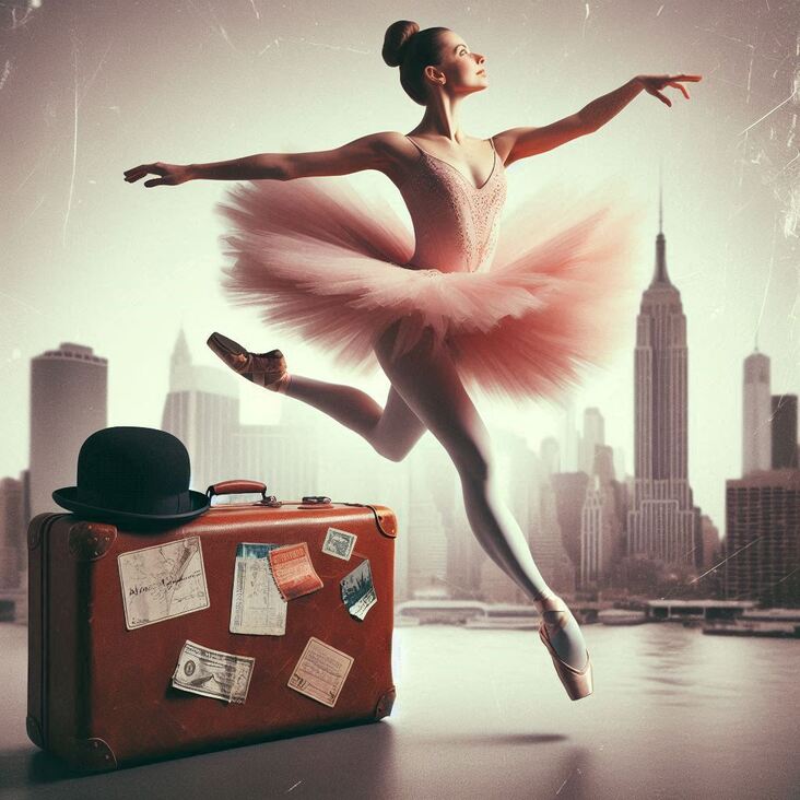 #PinkTutuBlogNYC Monday 2028-04-17 she danced in New York City