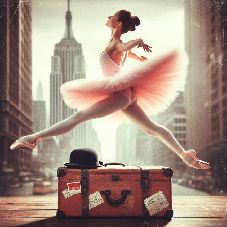 #PinkTutuBlogNYC Monday 2028-06-19 she danced in New York City