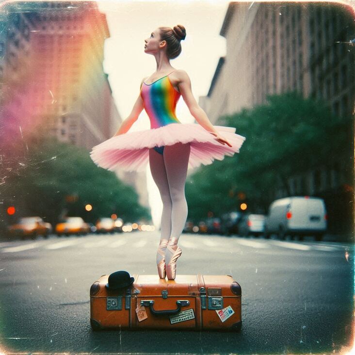 #PinkTutuBlogNYC Monday 2028-06-26 she danced in New York City
