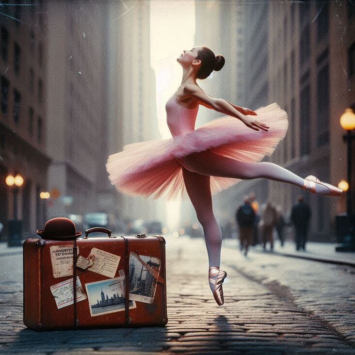 #PinkTutuBlogNYC Monday 2028-07-31 she danced in New York City