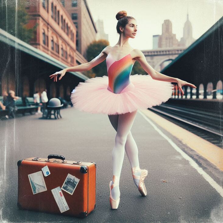 #PinkTutuBlogNYC Monday 2028-09-18 she danced in New York City