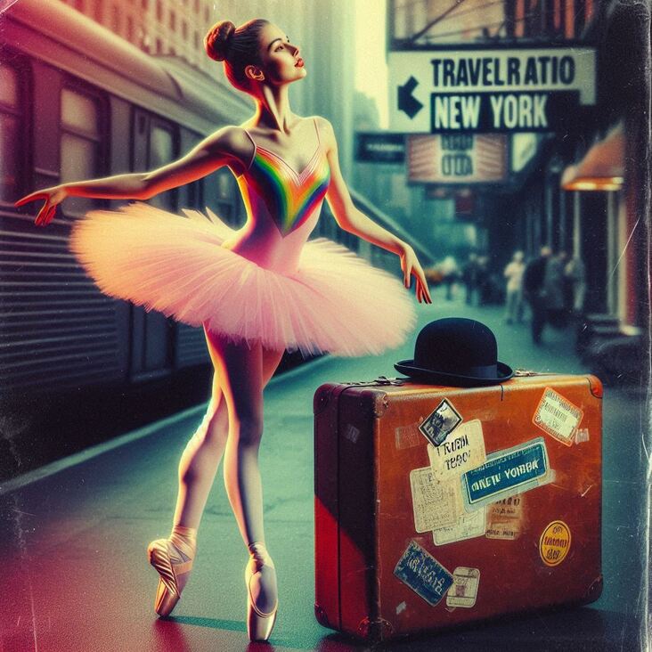 #PinkTutuBlogNYC Monday 2028-09-25 she danced in New York City