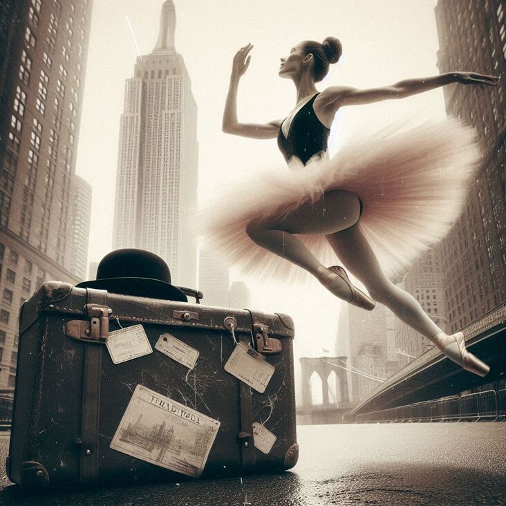 #PinkTutuBlogNYC Monday 2028-10-16 she danced in New York City