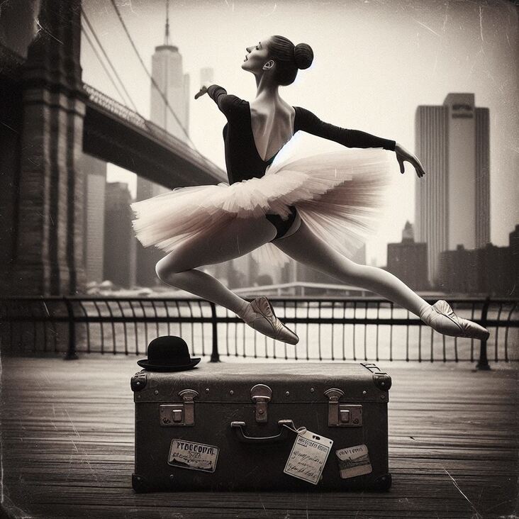 #PinkTutuBlogNYC Monday 2028-11-27 she danced in New York City