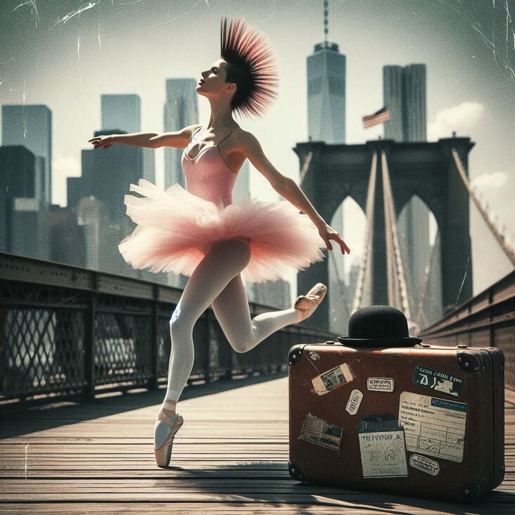 #PinkTutuBlogNYC Monday 2028-12-04 she danced in New York City