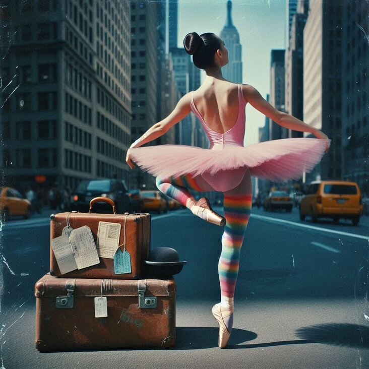 #PinkTutuBlogNYC Monday 2028-12-11 she danced in New York City