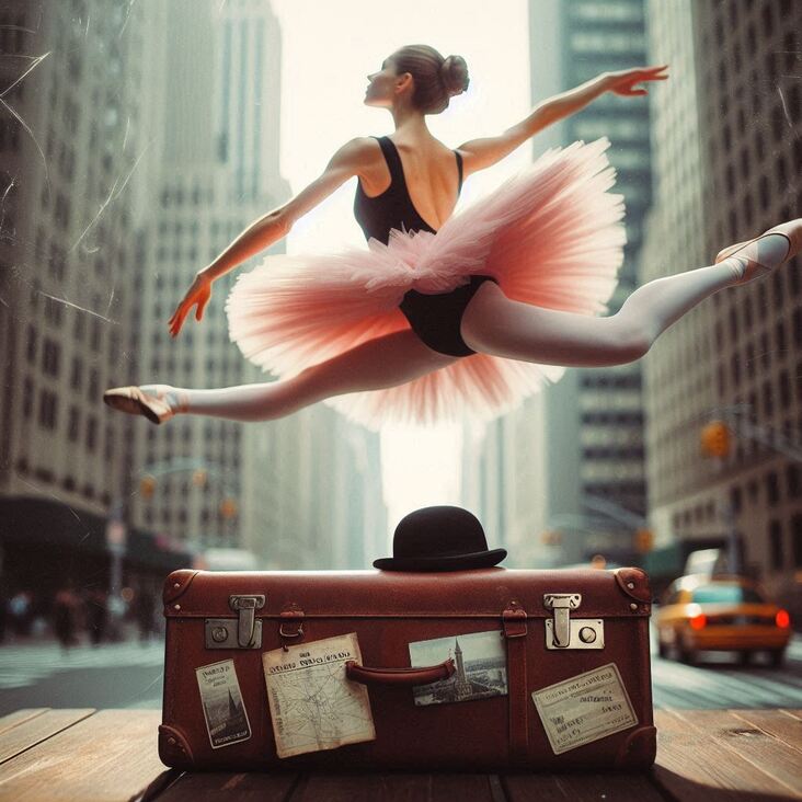 #PinkTutuBlogNYC Monday 2028-12-18 she danced in New York City