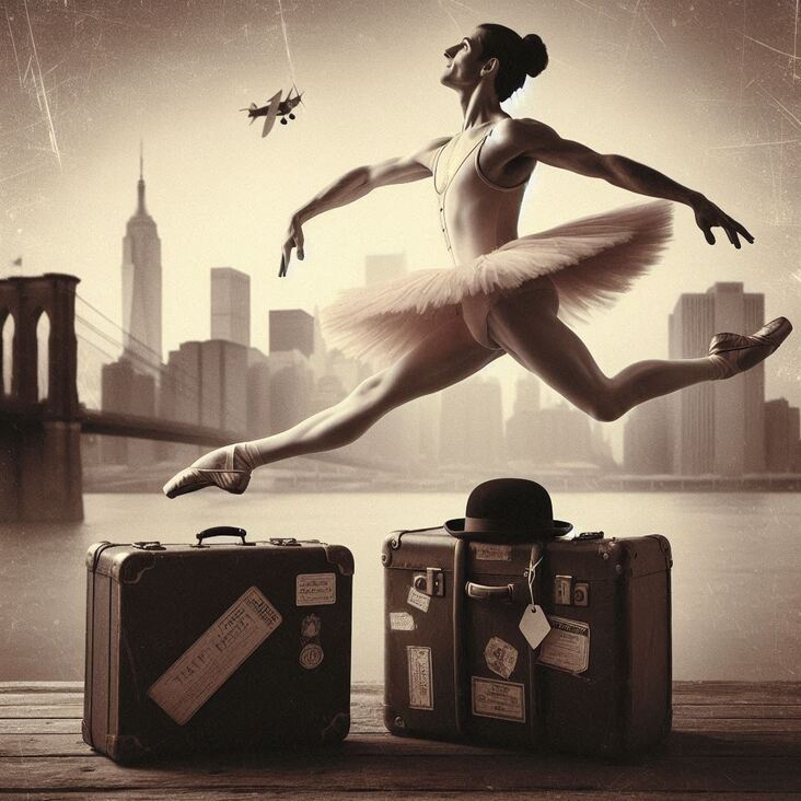 #PinkTutuBlogNYC Monday 2029-01-15 she danced in New York City