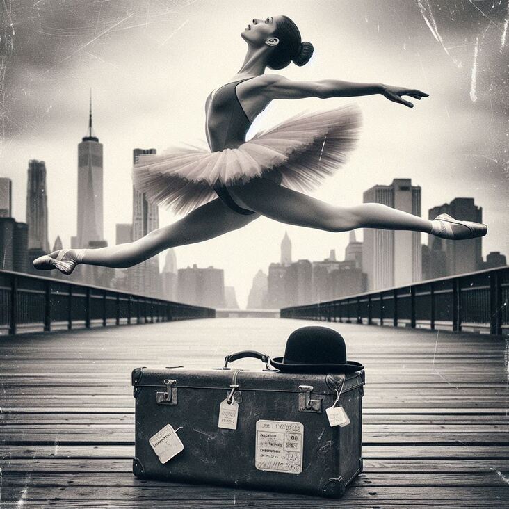 #PinkTutuBlogNYC Monday 2029-01-29 she danced in New York City