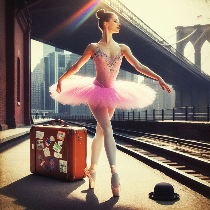 #PinkTutuBlogNYC Monday 2029-02-05 she danced in New York City