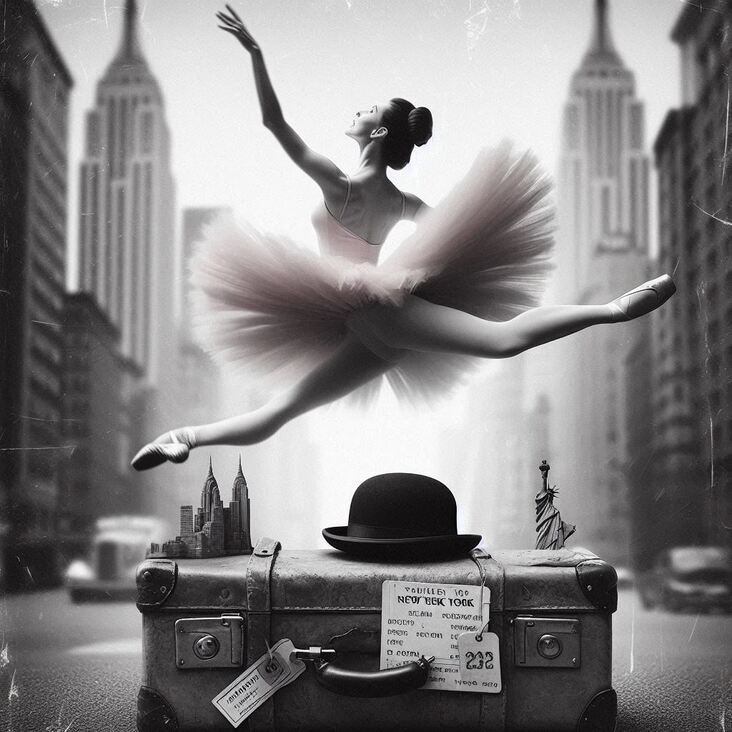 #PinkTutuBlogNYC Monday 2029-02-12 she danced in New York City