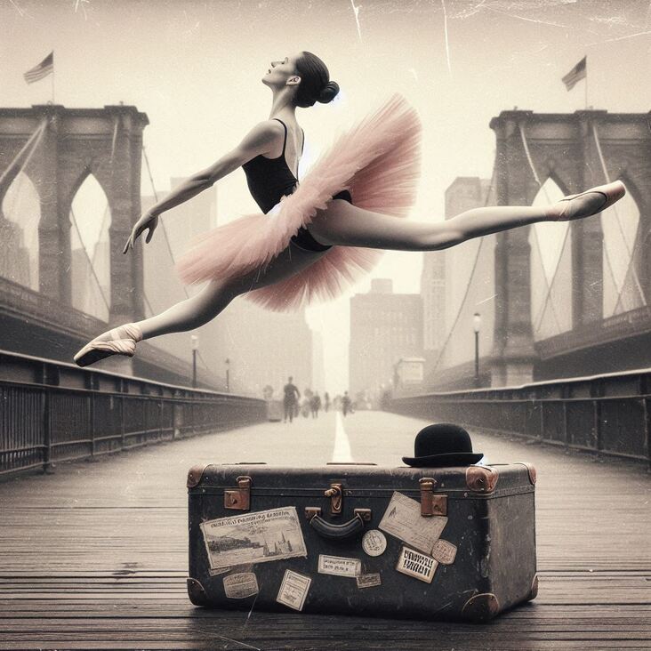 #PinkTutuBlogNYC Monday 2029-02-19 she danced in New York City
