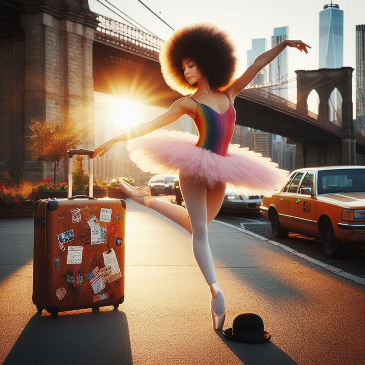 #PinkTutuBlogNYC Monday 2029-03-05 she danced in New York City