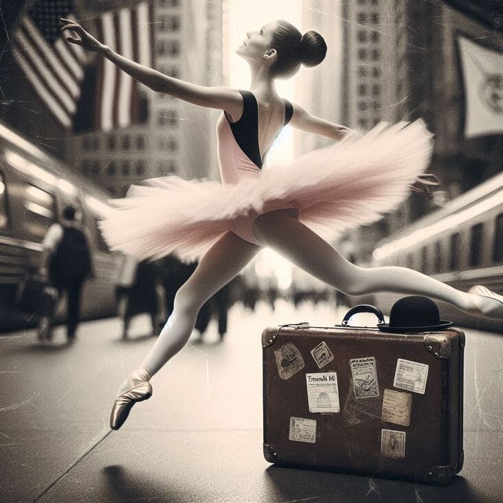 #PinkTutuBlogNYC Monday 2029-03-12 she danced in New York City