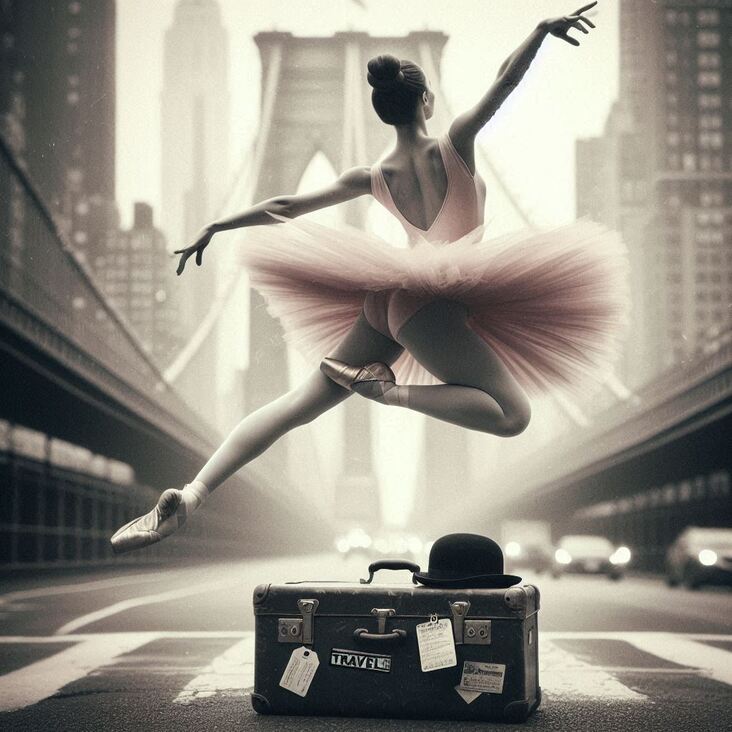 #PinkTutuBlogNYC Monday 2029-03-26 she danced in New York City
