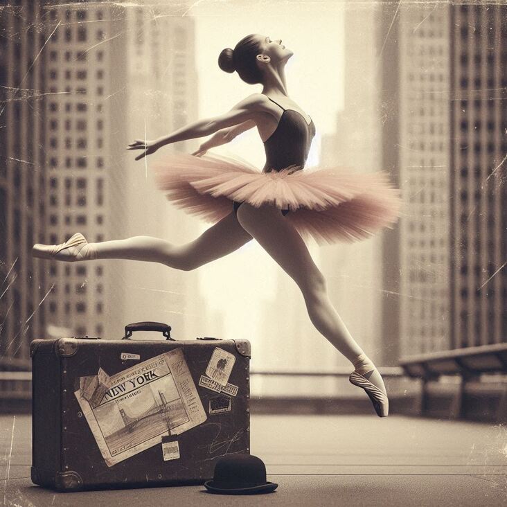 #PinkTutuBlogNYC Monday 2029-04-23 she danced in New York City