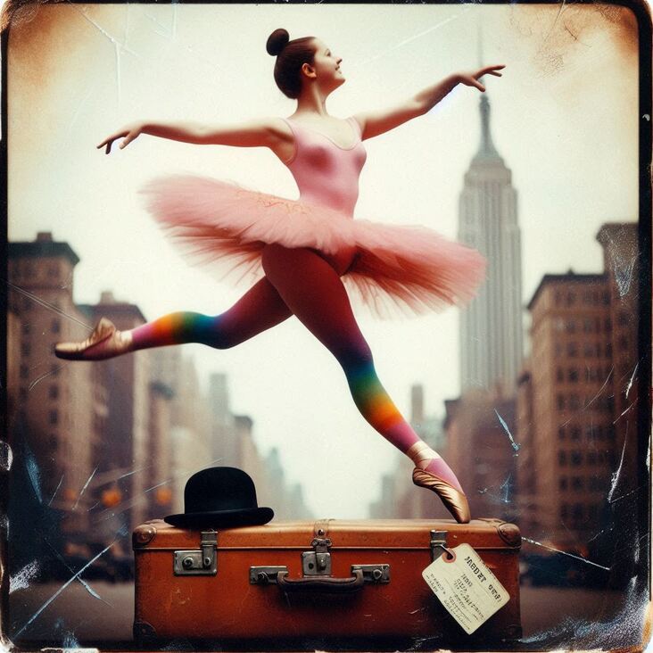 #PinkTutuBlogNYC Monday 2029-04-30 she danced in New York City