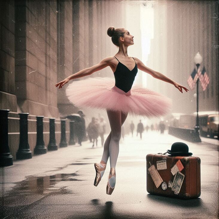 #PinkTutuBlogNYC Monday 2029-06-04 she danced in New York City