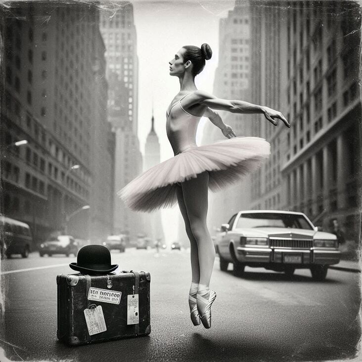 #PinkTutuBlogNYC Monday 2029-06-18 she danced in New York City