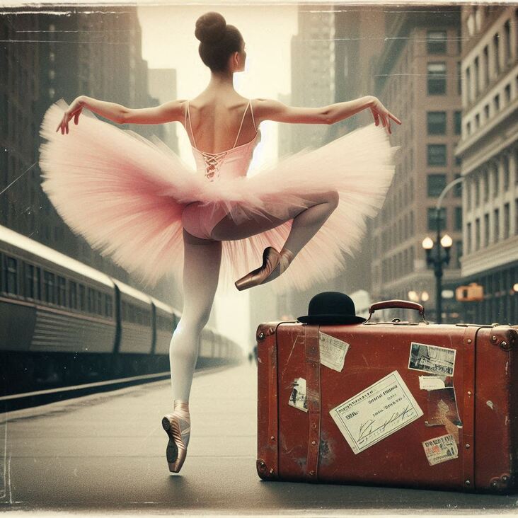 #PinkTutuBlogNYC Monday 2029-06-25 she danced in New York City