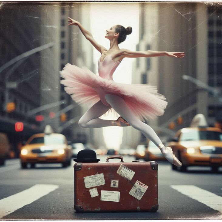 #PinkTutuBlogNYC Monday 2029-07-09 she danced in New York City