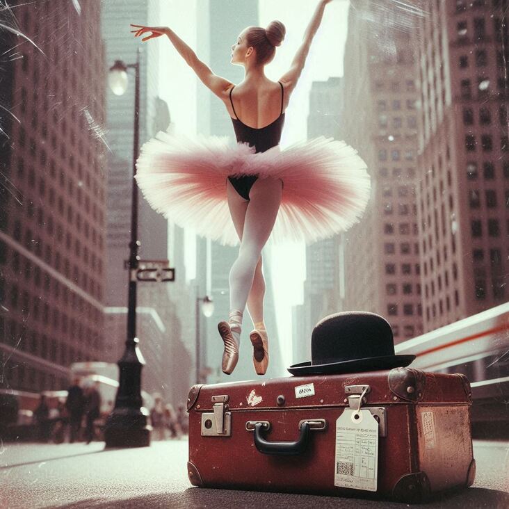 #PinkTutuBlogNYC Monday 2029-07-16 she danced in New York City