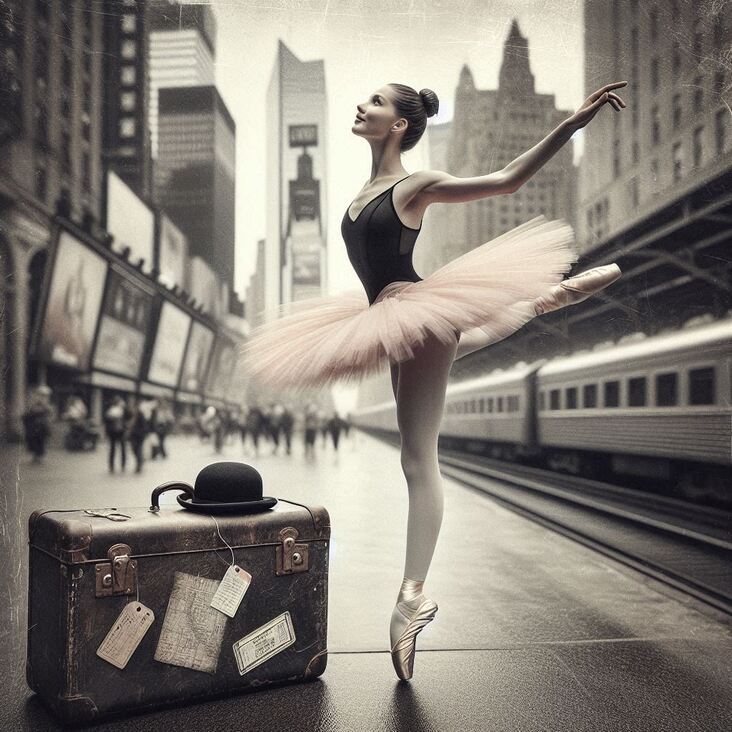 #PinkTutuBlogNYC Monday 2029-07-23 she danced in New York City