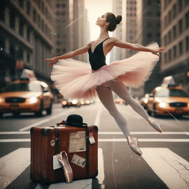 #PinkTutuBlogNYC Monday 2029-07-30 she danced in New York City