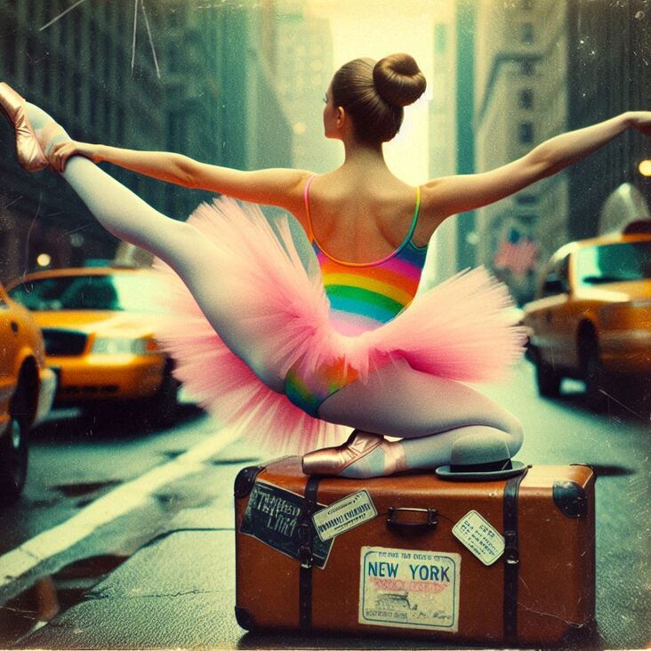 #PinkTutuBlogNYC Monday 2029-08-20 she danced in New York City