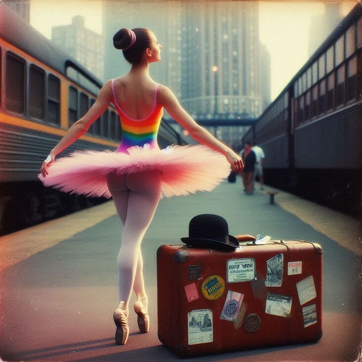 #PinkTutuBlogNYC Monday 2029-09-10 she danced in New York City