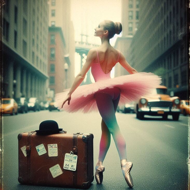 #PinkTutuBlogNYC Monday 2029-09-17 she danced in New York City