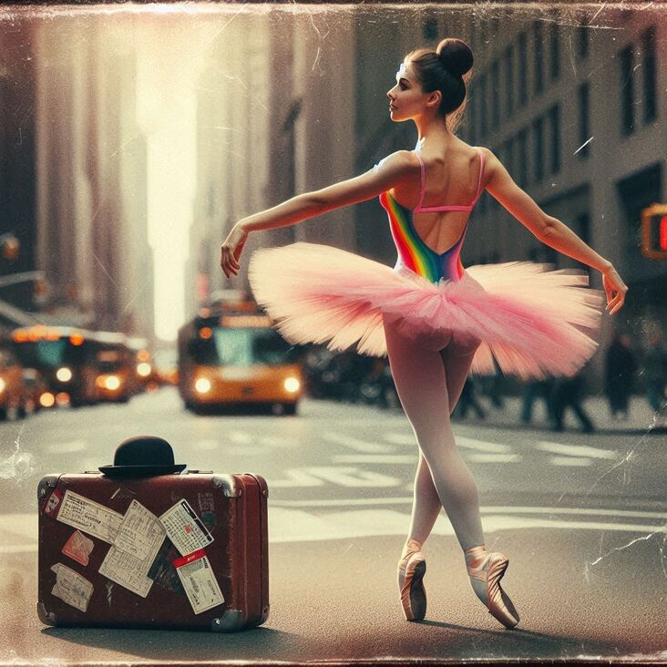 #PinkTutuBlogNYC Monday 2029-09-24 she danced in New York City