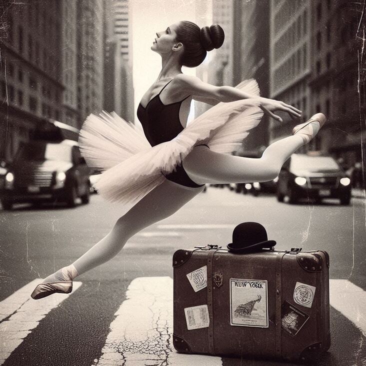 #PinkTutuBlogNYC Monday 2029-10-15 she danced in New York City