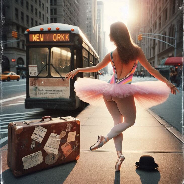 #PinkTutuBlogNYC Monday 2029-11-05 she danced in New York City