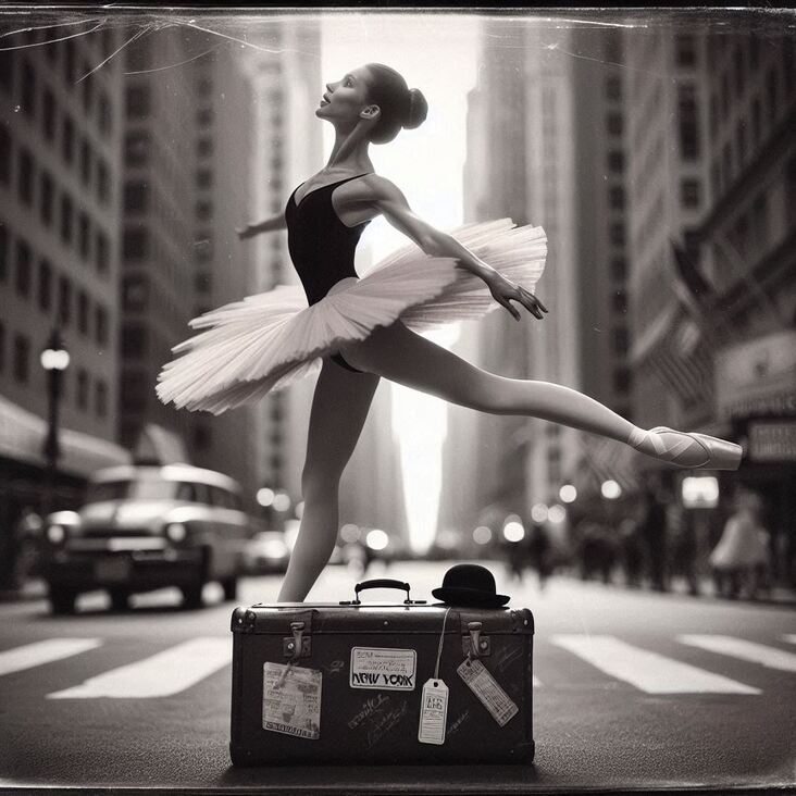#PinkTutuBlogNYC Monday 2029-11-12 she danced in New York City