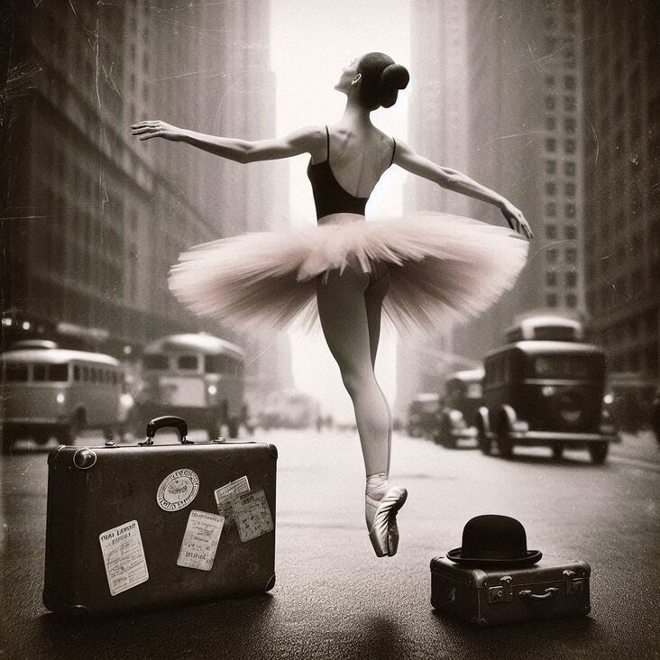 #PinkTutuBlogNYC Monday 2029-11-26 she danced in New York City