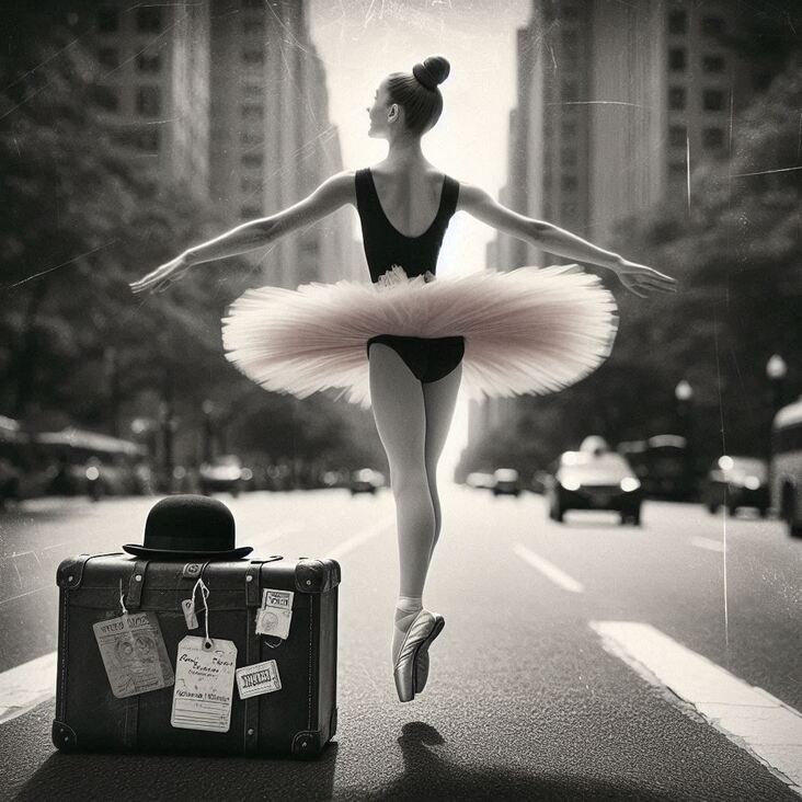 #PinkTutuBlogNYC Monday 2029-12-17 she danced in New York City