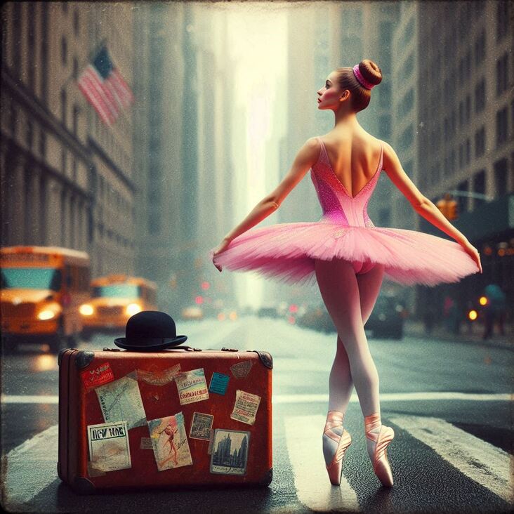 #PinkTutuBlogNYC Monday 2029-12-24 she danced in New York City