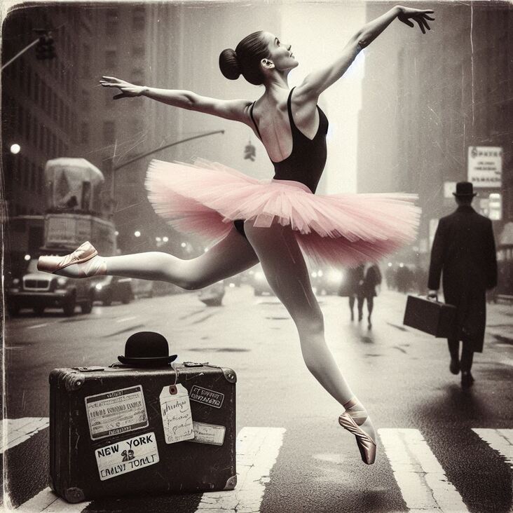 #PinkTutuBlogNYC Monday 2014-01-13 she danced in New York City