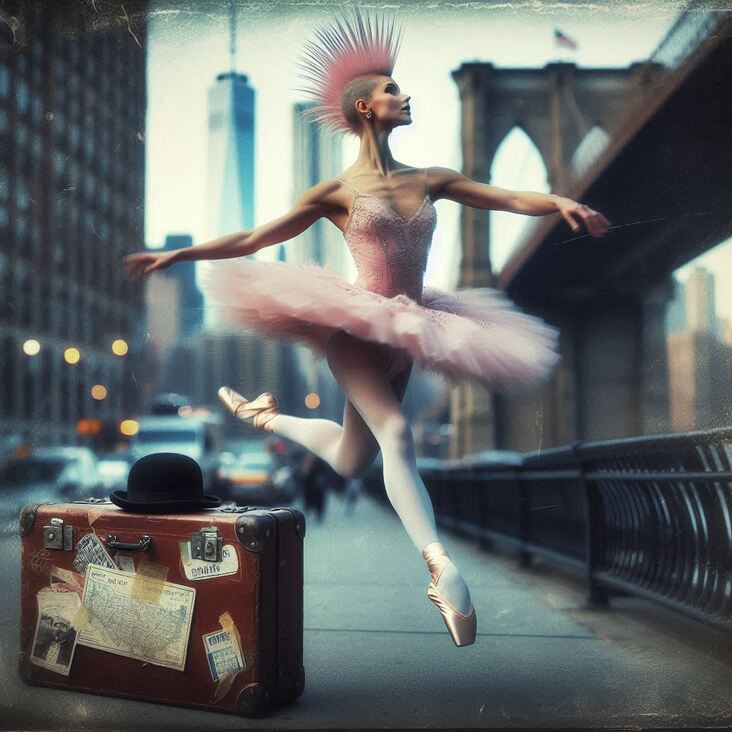 #PinkTutuBlogNYC Monday 1997-04-21 she danced in New York City