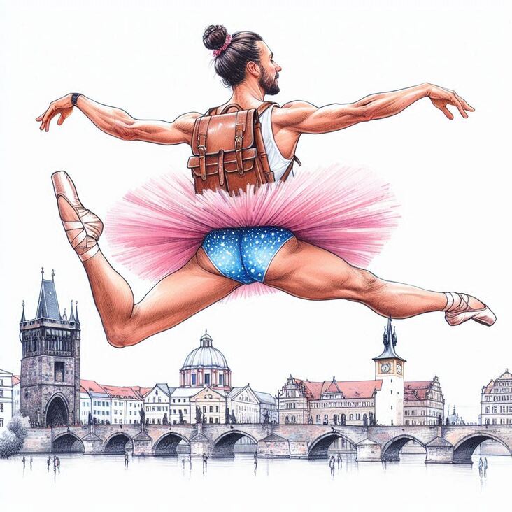 #PinkTutuPrague Ballet in Prague 1995-05-03