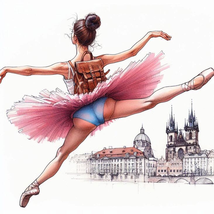 #PinkTutuPrague Ballet in Prague 2020-07-22