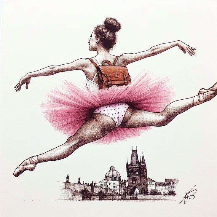 #PinkTutuPrague Ballet in Prague 2024-02-14