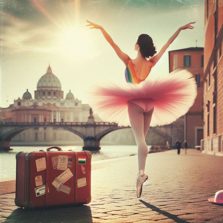 #PinkTutuRome Wednesday 2025-05-21 exploring Rome Italy